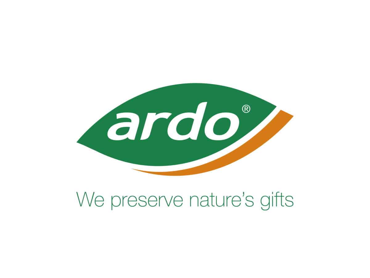 Logo von Ardo mit Slogan / snackconnection