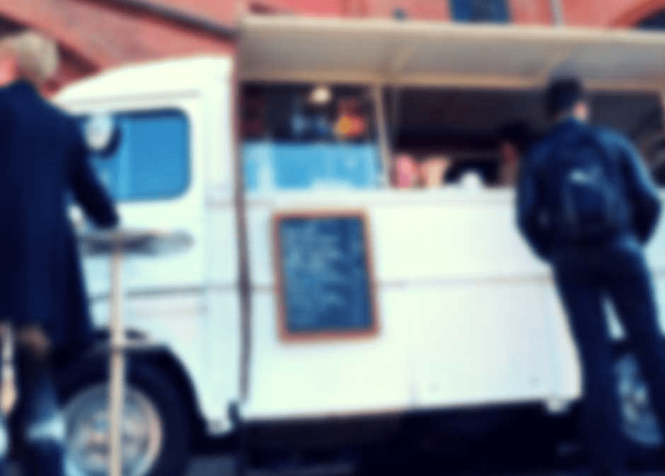 Ein Street Food Imbisswagen für Snacks to go