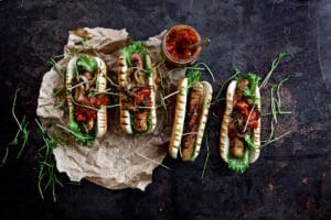 egetarisches Hot Dog Bratwurst Quorn BestCon | snackconnection