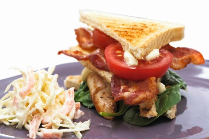 Club Sandwich mit Bacon von Tulip