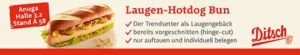 Banner von Ditsch für Laugen Hotdog Brötchen