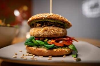 Veganer Burger 