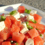 Feta Melonen Salat mit Espresso Pfeffer von Speicher und Consorten