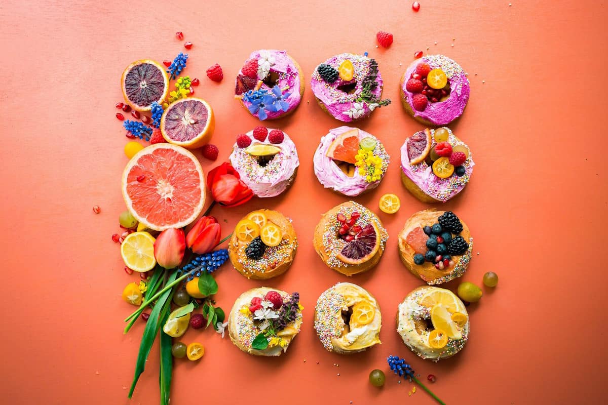 Fruchtkuchen Obst Toppings