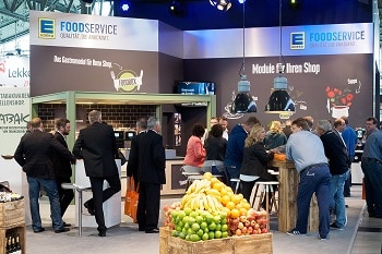UNITIexpo2016, ein Stand von EDEKA zum Thema Foodservice.