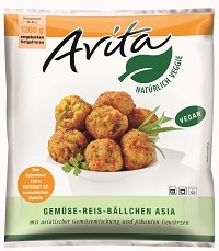 Schne-frost Avita Gemüse Reis Bällchen Asia Snack Packung