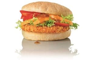 Salomon Crunchy Chicken Burger