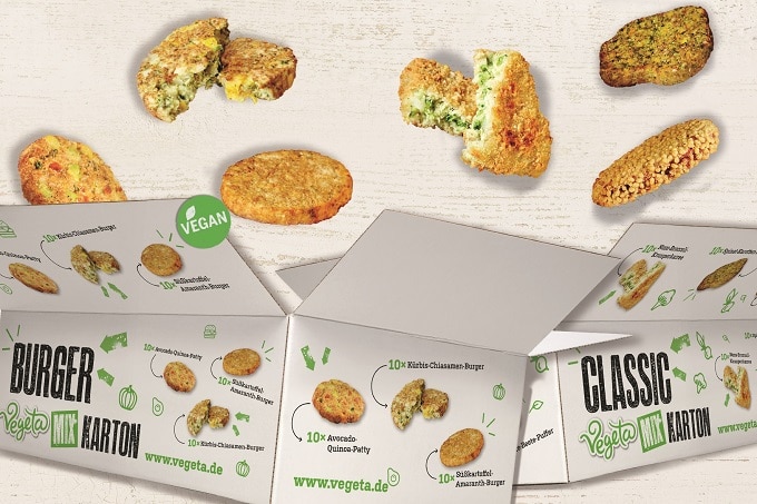 Vegetarische Mix-Kartons für leckere Snackideen