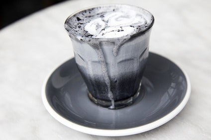 Kaffee Kohle schwarz Black Latte