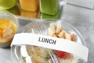Verpackung Lunch Packaging Salat Smoothie