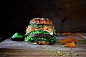 Burger vegan grün green ultimate bestcon