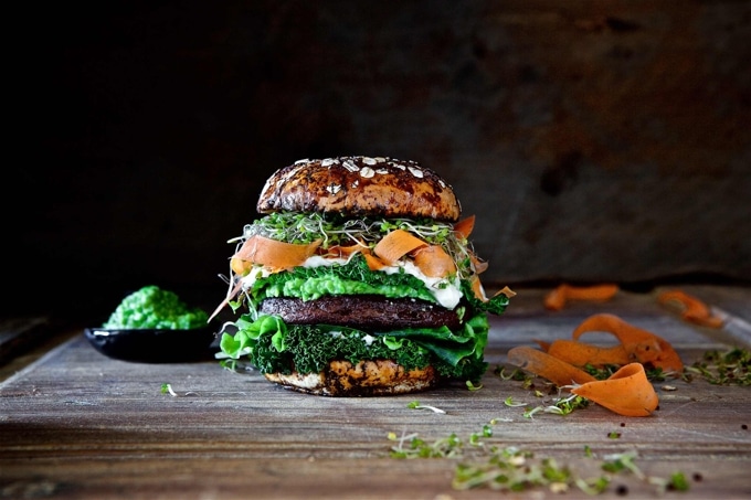 Rezept Gruner Veganer Ultimate Burger Snackconnection