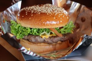 Burger To Go Verpackungen fettdichtes Einschlagpapier