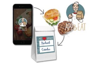 App & Eat App zum Bestellen von Snacks