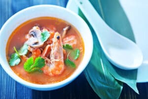 Tom Yam Thailändisches Suppengericht