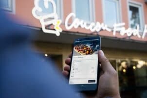 Smartphone Snackbestellung