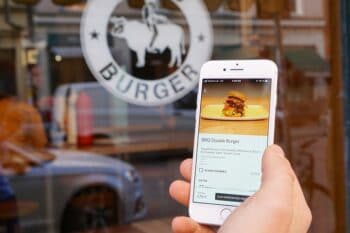 Burgerbild auf dem Smartphone
