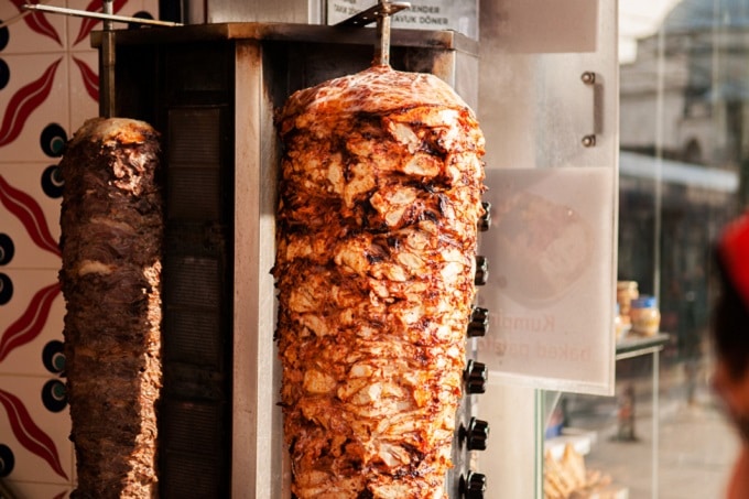 Fleischspieß für Döner Kebab