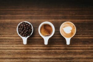 Kaffee Varianten Bohne Espresso Latte
