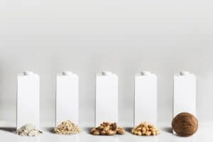 Milchersatz Varianten der Nusssorten