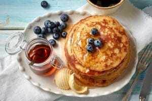 Pancake mit Blaubeeren