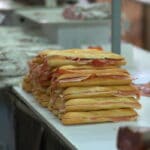 Sandwich mit Schinken spanische Bocadillo / snackconnection