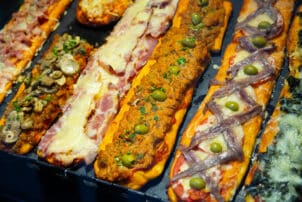 Coca de - spanische Pizza