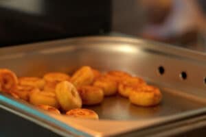 Kartoffel Donut in 3D-Wärmer
