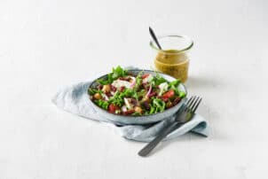 Salat mit Rote Beete Bacon