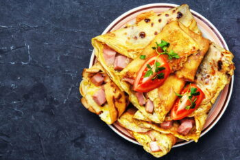 Gefülltes Omelett Schinken | snackconnection