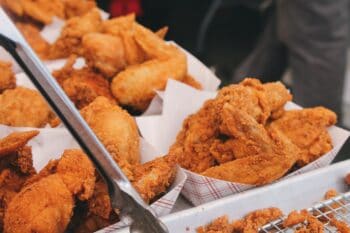 Chicken Wings Frittiertes Hünchen Fingerfood