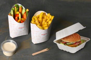 POmmes Burger To Go Verpackungen