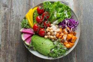 Vegane Food Bowl Gemüse