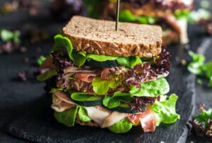 Vollkorn Sandwich Salat
