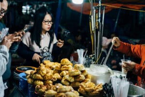 Street Food Markt Vietnam
