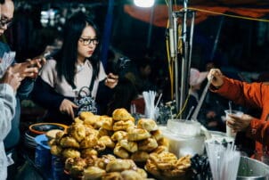 Street Food Markt Vietnam