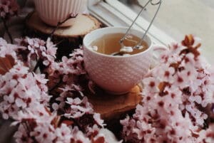 Tee Kirschblüte