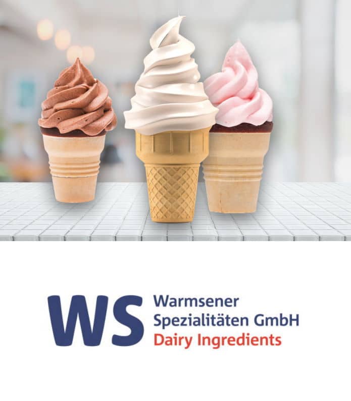 Die Molkerei WS Warmsener Spezialitäten GmbH ist ein Unternehmen der Uelzena-Gruppe und produziert Eismixe für Softeis,Frozen Joghurt und co.