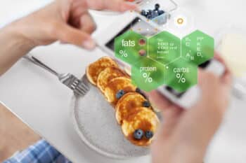 Handy App Pancakes Blaubeeren