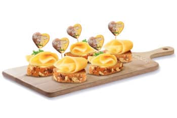 Käse-Ecken mini Sandwiches