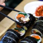 Koranische Sushi kimbap