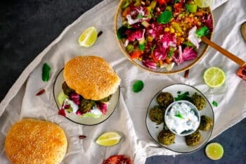BUrger Falafel, Salat 