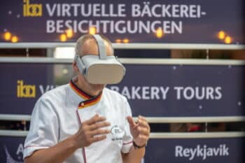 Virtuelle bäcker tour mit VR Brille 