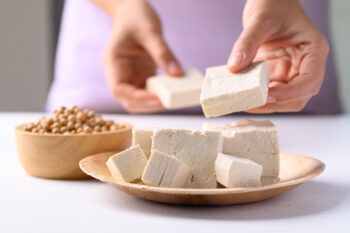 Tofu pflanzenbasierter Fleischersatz