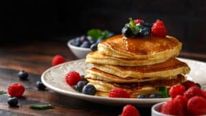Pancakes mit Früchten
