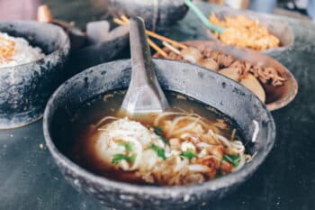 Indonesische Soto Suppe