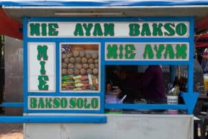 Streetfood Stand indonesien
