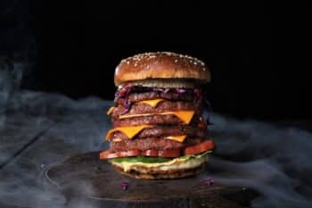 Burger vegan doppel-patties