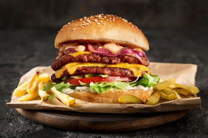 Burger vegan soja-pattie beyond meat
