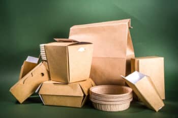 Nachhaltige Verpackung, Lebensmittel, Pappe